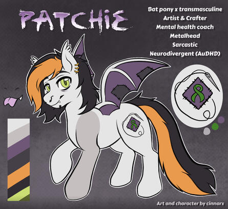 Personal OC - Patchie ref sheet